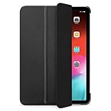 WIIUKA suiit. Lederh&uuml;lle f&uuml;r iPad Pro 11" (2020-2022), Extra D&uuml;nn, Premium Smart-Case, Schwarz