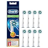 Oral-B CrossAction Aufsteckb&uuml;rsten, Borsten im 16-Grad Winkel f&uuml;r eine &uuml;berlegene Reinigung, 7+1 St&uuml;ck
