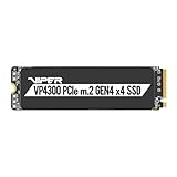 Patriot Viper VP4300, 1TB PCIe Gen4 x4 NVMe M.2 SSD, bis zu 7400MB/s sequenzielle Lese- und 5500MB/s sequentielle Schreibgeschwindigkeiten