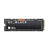 WD_BLACK SN850 mit Heatsink 1TB NVMe interne Gaming SSD; PCIe Gen4 Technologie, bis zu 7000 MB/s Lesen, M.2 2280, Works with PlayStation 5 (ab Softwareversion 21.02-04.00.00)