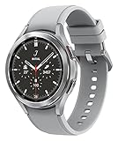 Samsung Galaxy Watch4 Classic, Runde Bluetooth Smartwatch, Wear OS, drehbare L&uuml;nette, Fitnessuhr, Fitness-Tracker, 46 mm, Silver